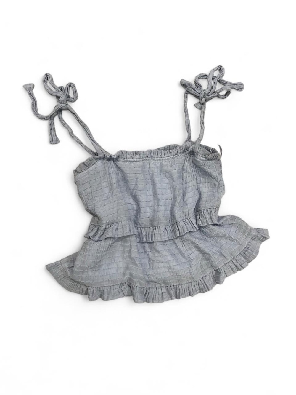 Le Lis Soft Gray Ruffle Cami
